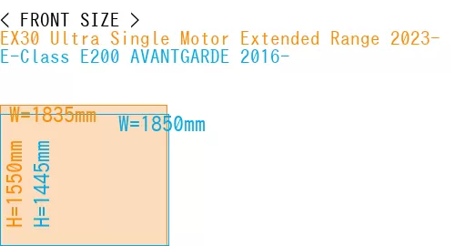 #EX30 Ultra Single Motor Extended Range 2023- + E-Class E200 AVANTGARDE 2016-
